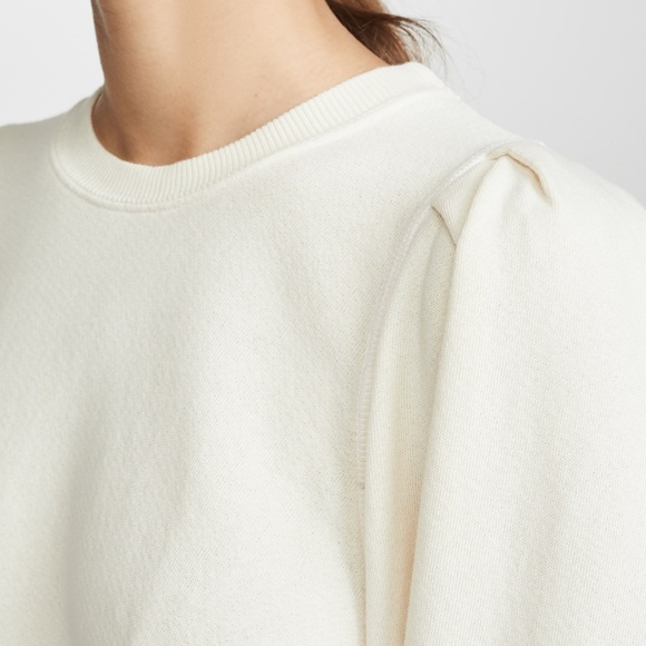 The Great. The Pleat Sleeve Sweatshirt - Picture 4 of 4